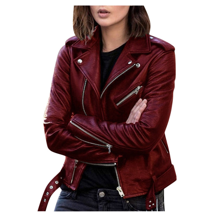 JIll - Vegan Leather Biker Jacket