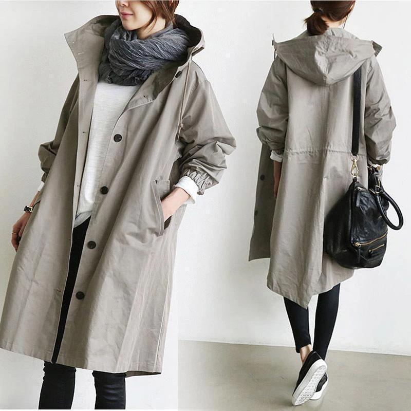 Nova - Oversized Water Repellent Trench Coat