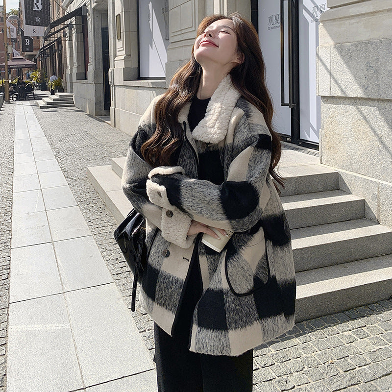 Mariko - Faux Woolen Coat