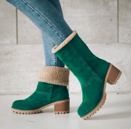 Elsa - Suede Snow Boots