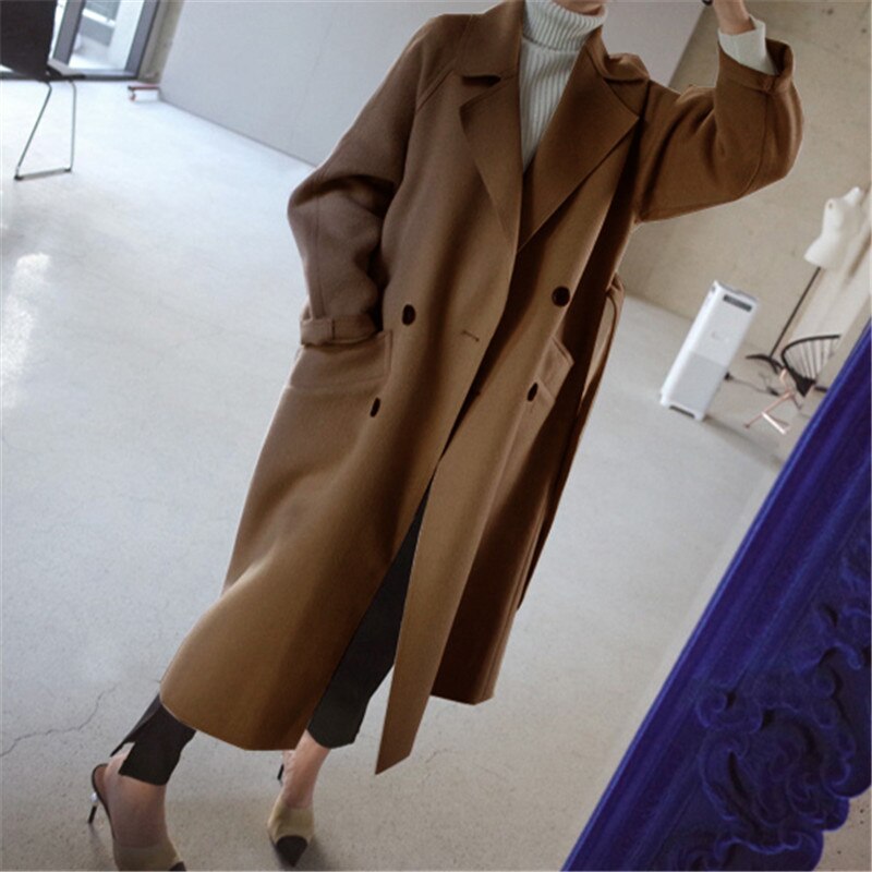 JAQUELINE - Warm Woollen Trenchcoat