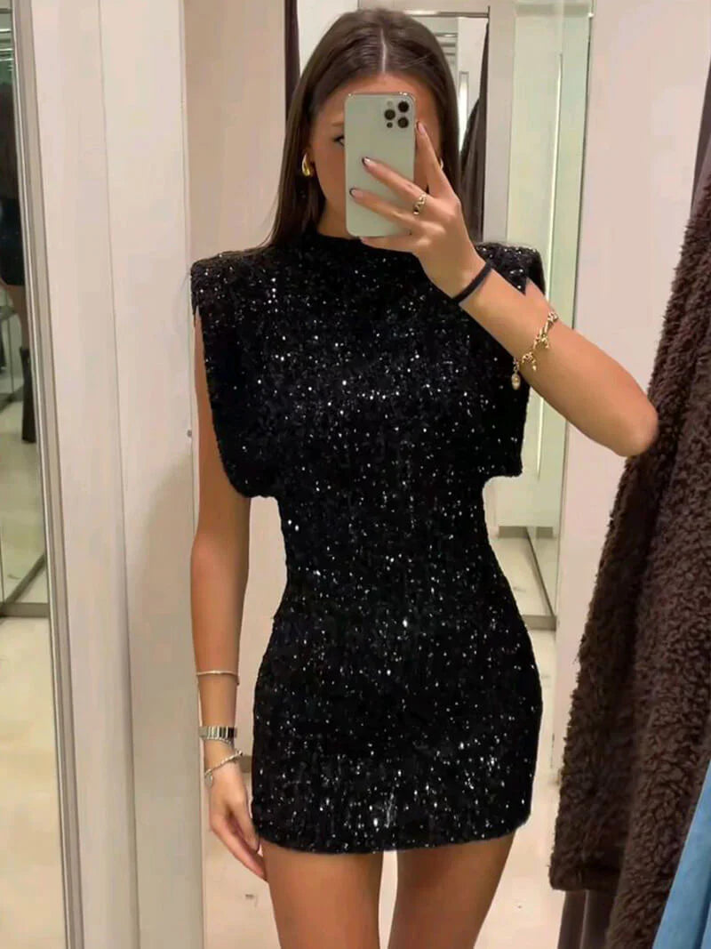 ANNIE - Sequin Mini Dress