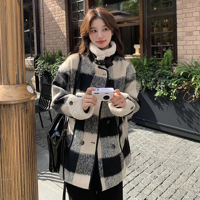 Mariko - Faux Woolen Coat