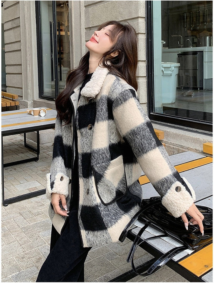 Mariko - Faux Woolen Coat